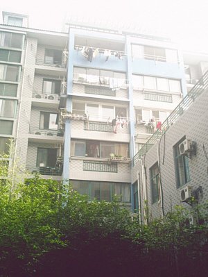 14岁少年刮坏轿车怕被抓 打伞跳楼身亡(图)