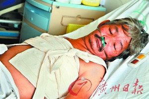 老汉遭碾伤入院后被丢回肇事点警方展开调查(图)